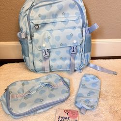 School Backpack Set For Girls