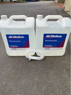 Two 2.5 Gallon ACDelco Diesel Exhaust Fluid