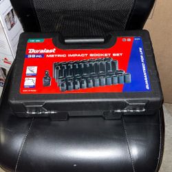 Duralast 39-piece Metric Impact Socket Set
