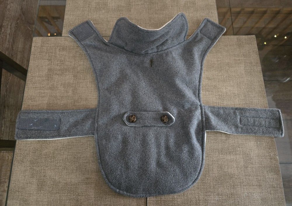 Dog Winter Coat, Gray, Medium