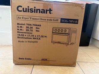 Cuisinart TOA-70NAS Air Fryer Toaster Oven with Grill