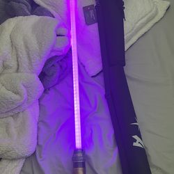 Purple Kyber Crystal, Peace and Justice Custom Hilt
