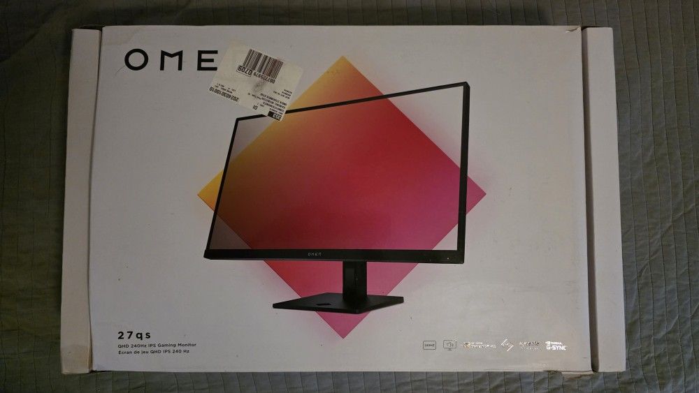 QHD / 1440p Monitor. (HP Omen 27QS)
