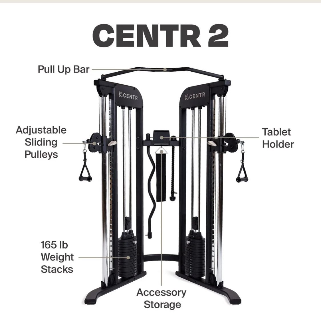 💥New CENTR 2 Cable Machine!!!