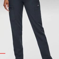 Figs- High Waisted Yola Scrub Pants: Dark Harbor