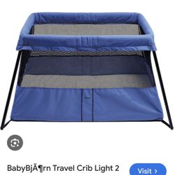 Baby Bjorn Travel Crib/Mattress/Case