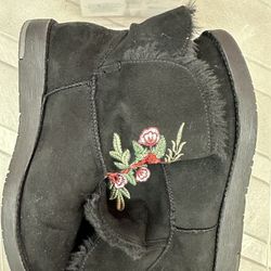 Rock N Candy Faux Fur/suede Ankle Boots 