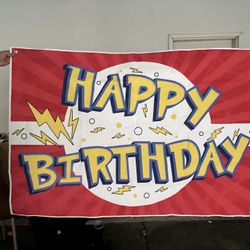 Pokemon Themed Happy Bday Sign