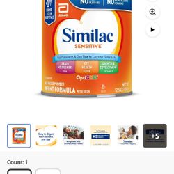 Similac Sensitive 12.5 Oz Can 
