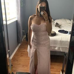 Strapless Prom Dress