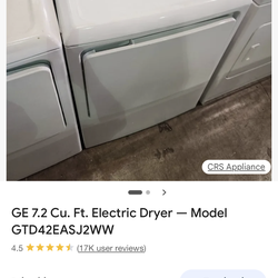 General Electric dryer