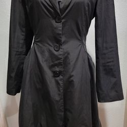 Waterproof Peplum Coat