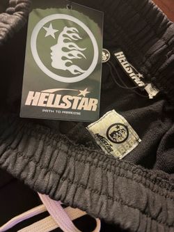 Black medium hellstar shorts