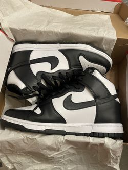 High top Panda Dunks 