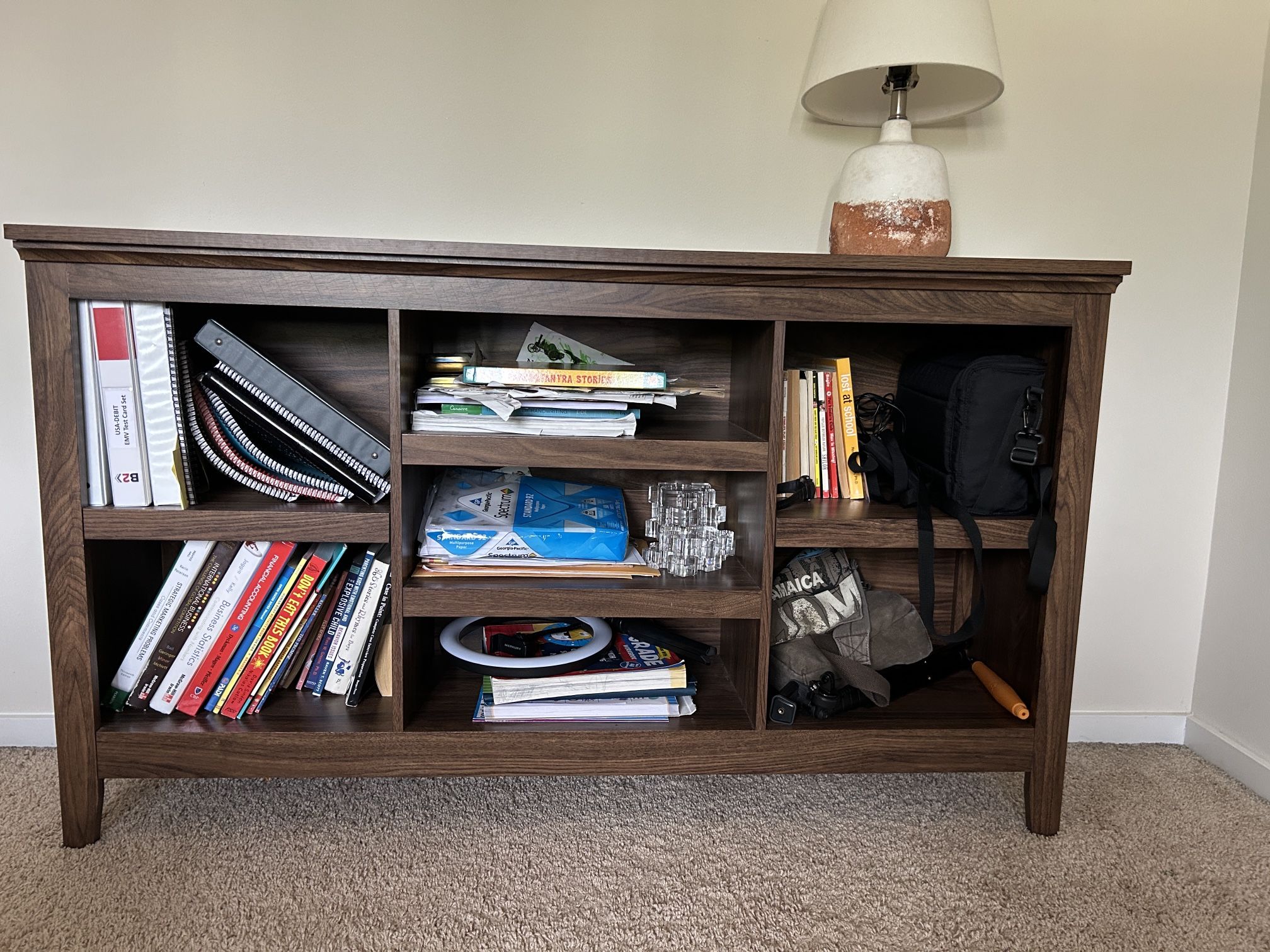Threshold™ Carson 32" Horizontal Bookcase – Espresso Brown