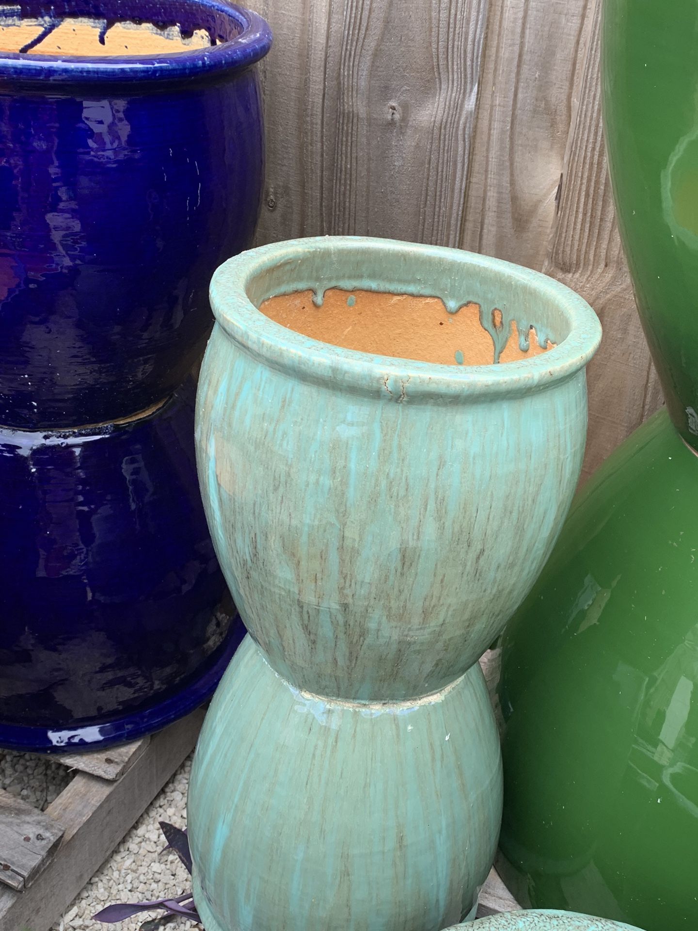 Small Glazed Ceramic Pot