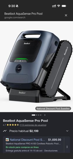 Beatbot AquaSense Pro Robotic Pool Cleaner