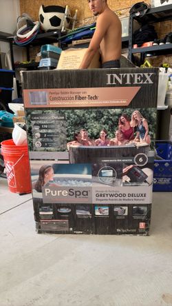 Used Intex Spa for 6 set