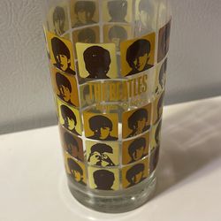 Vintage Beatles Drinking Glass