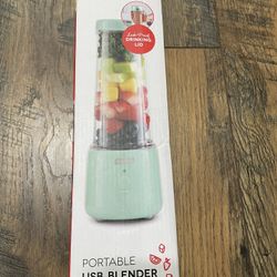Dash 16oz Personal Portable USB-C Blender - Aqua Blue