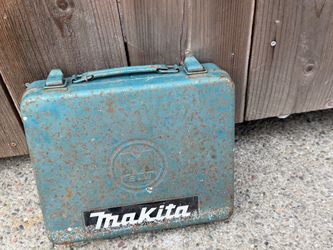 VINTAGE MAKITA METAL BLUE  TOOL CASE