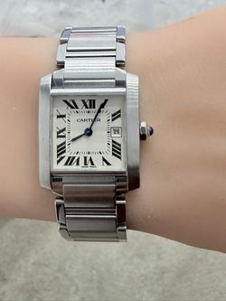 Cartier Tank Medium Size Ladies Watch Model 2465