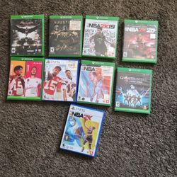 XBox ONE, PS5, 9game BUNDLE
