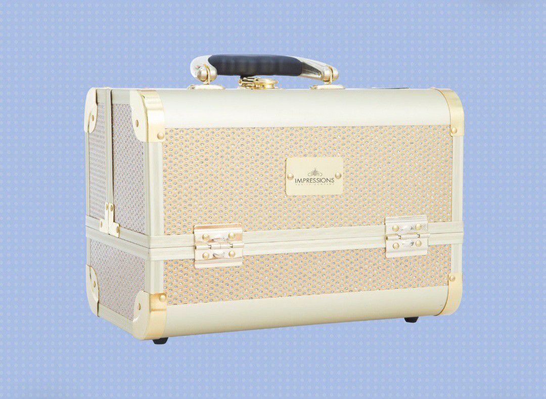 WILLING TO NEGOTIATE Impressions Vanity Slaycase Mini Makeup Travel Case | Makeup Bag | Cosmetic Storage | Makeup Train Case