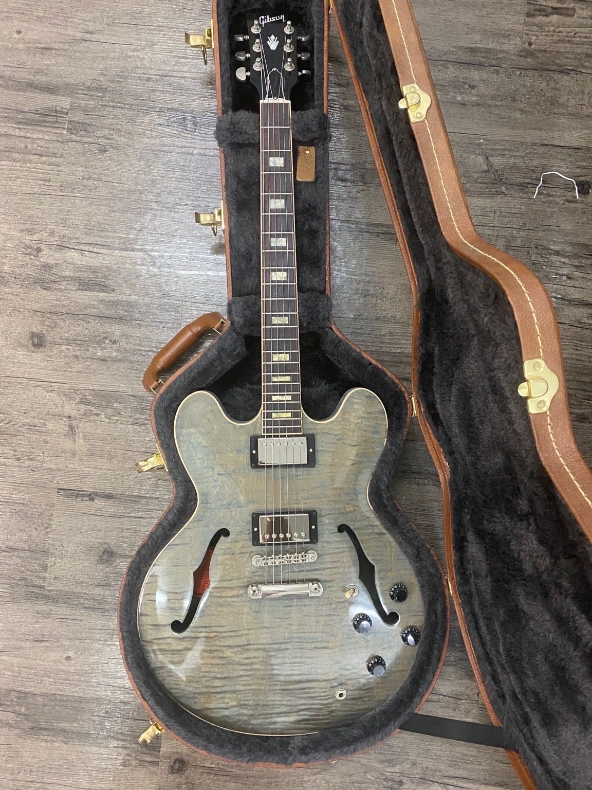Gibson Memphis ES-335 Figured Indigo Blue 2015 Limited Edition