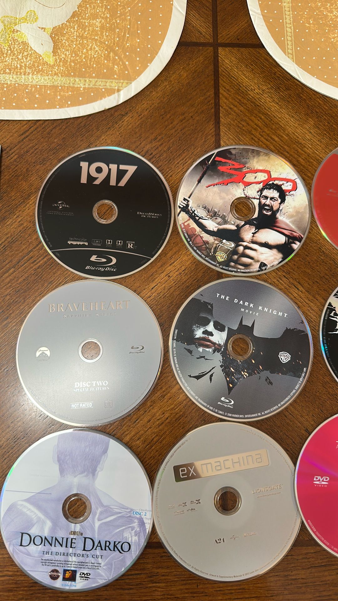 Various Blu Ray DVD Movies 