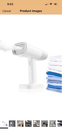 Travel Steamer for Clothes, Portable Handheld Garment Steamer Large Capacity Clothes Steaming Iron For Home And Travel Use,Portable Steam Iron(White)