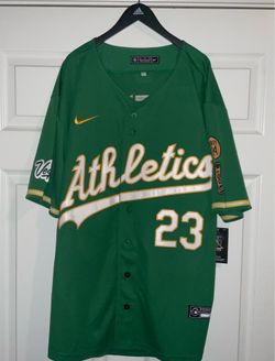 Sacramento Athletics Shea Langeliers 2026 - 2027 MLB Elite Vapor Stitched Jersey Rickey Henderson Patch Adult Mens Size XXL New with tags