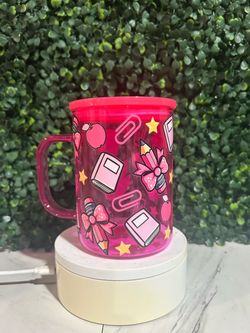 Teacher glass mug