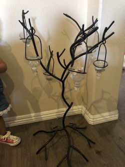 Tea light candle tree