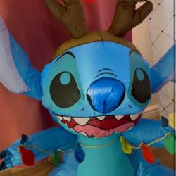 Disney Stitch Christmas Inflatable