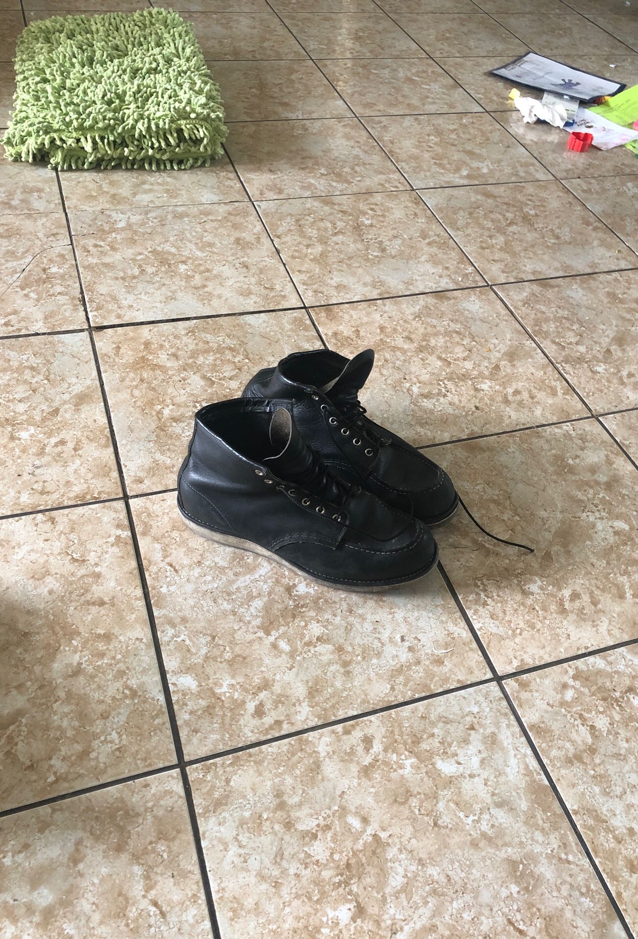 Size 12 red wings boots normal wear and tear