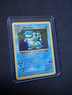 Pokemon Cards Shadowless Blastoise