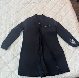 Aqua Lung Black Neoprene Wetsuit Top Size L
