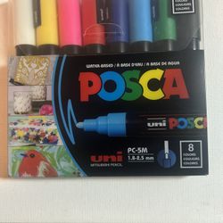 Posca paint markers - PC-5M 8 pack