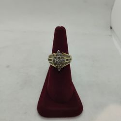 18K  Cluster Ring 
