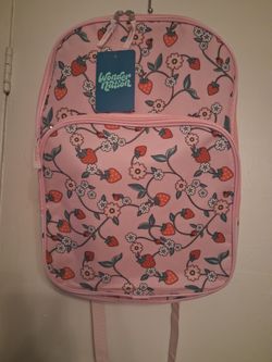Girls strawberry backpack