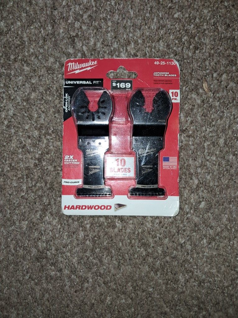 Milwaukee Tool Japanese Tooth Blades For Hardwood, Pvc, and Drywall 10 Pk.
