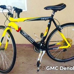 GMC Denali Mens Road Bike Series 21 Speed Aluminum Frame Yellow