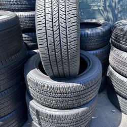 Set Of Used Tires With 95% Thread Life 245/55R18 Goodyear
