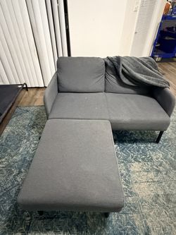 Small Grey Cloth Couch