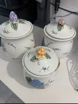 Princess House Vintage Garden Jars