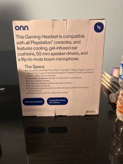 Gaming headset Compatible with PlayStation Xbox etc.