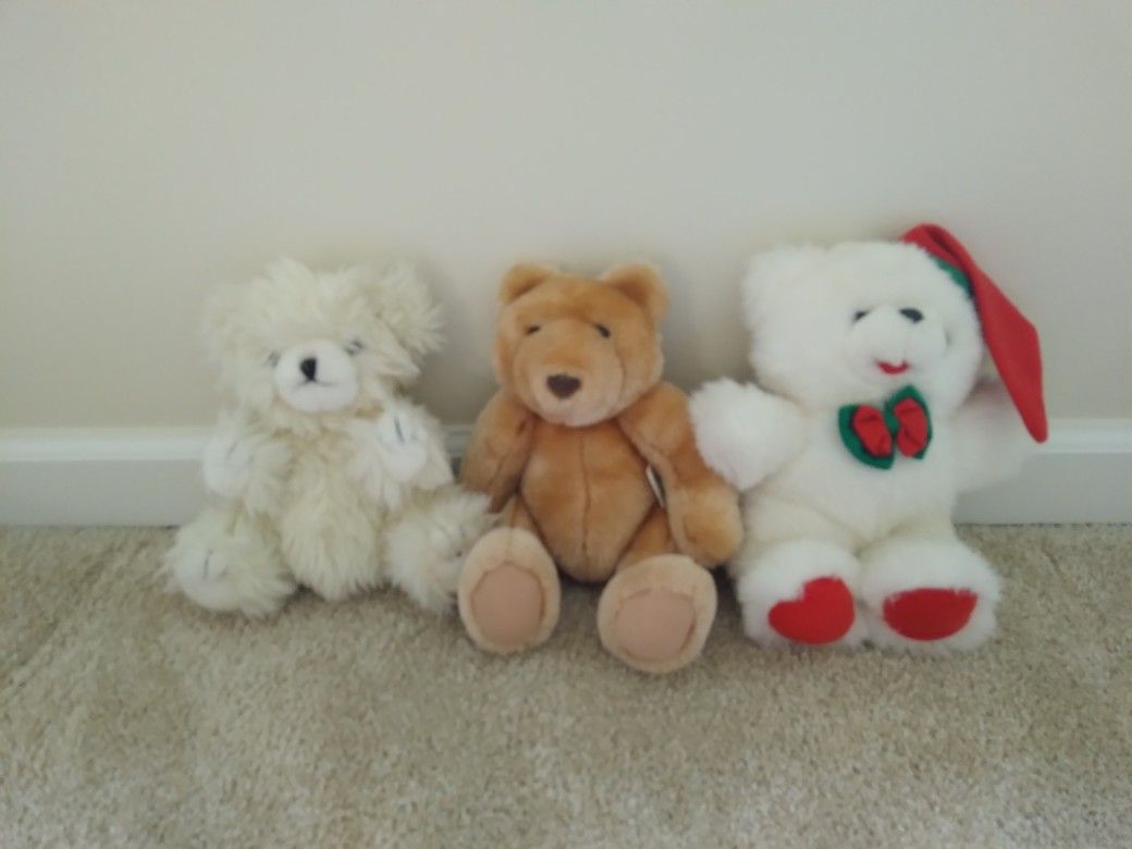 Assorted Bears 9-10" Stuffed Animals
