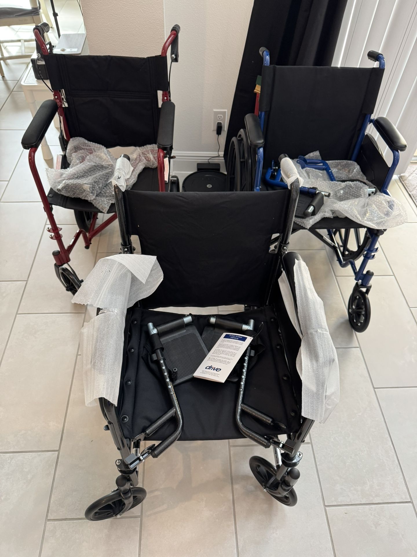 Brand New Wheel Chairs $30 Each.