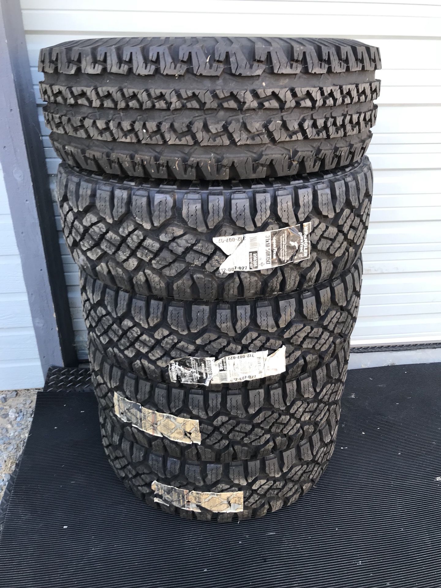 New set of Goodyear Wrangler DuraTrac  tires for Sale in Reno, NV  - OfferUp